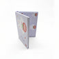 Libro con notas adhesivas conejito