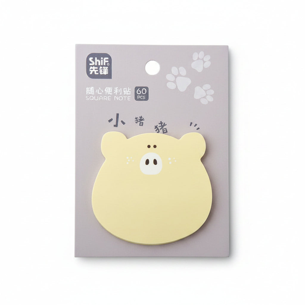 Notas adhesivas con forma de animalitos
