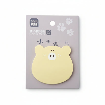 Notas adhesivas con forma de animalitos