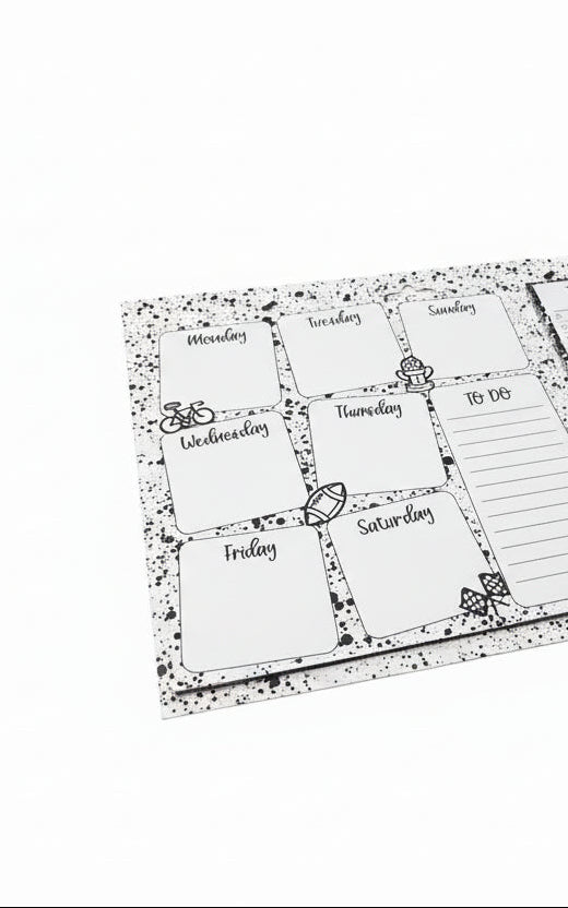 Planner x 6. 30 hojas