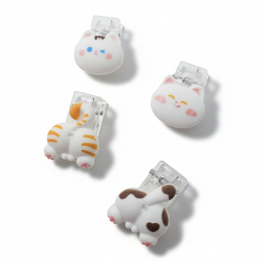 Sujetapapeles gatito x 4