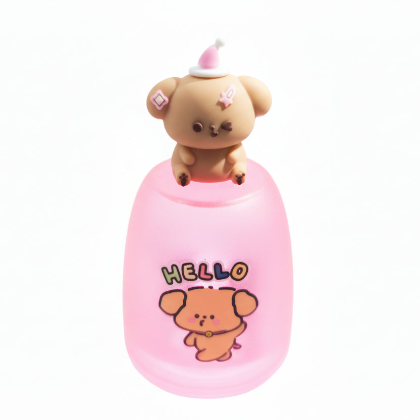 Sacapuntas perrito doble con contenedor