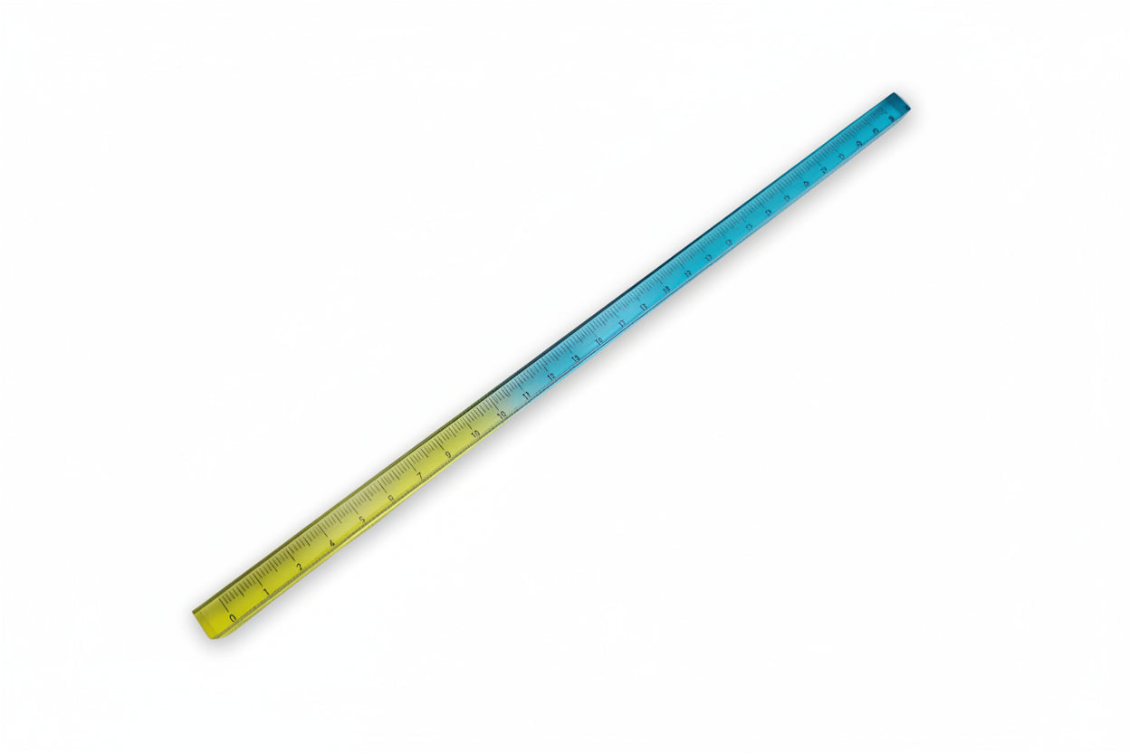 Regla acrílica cuadrada